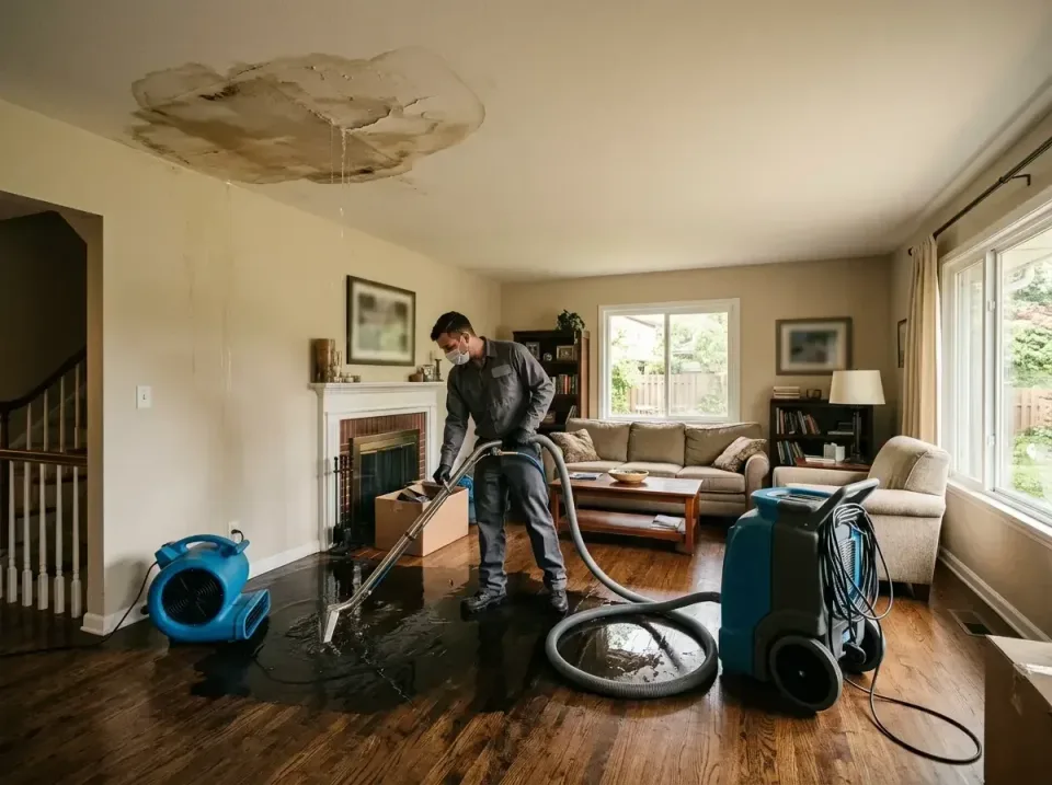 attic-pipe-burst-ceiling-drip-008 — frequently asked questions, Water Damage Restoration & Carpet Care in Cave City, KY